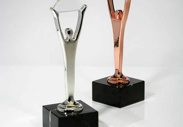Image of two awards to support women in supply chain article