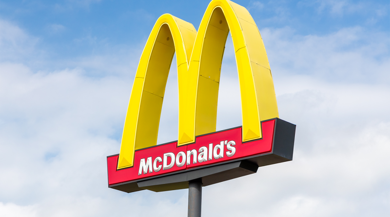 Mcdonald's sign and logo to support Bob Stewart resignation article