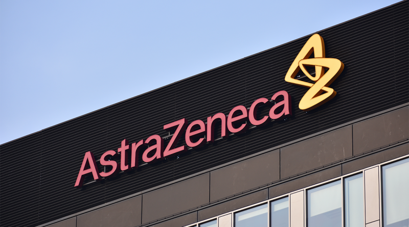 AstraZeneca logo on building to support dual supply chain strategy article