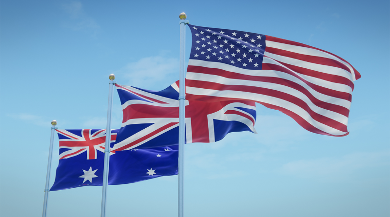 UK US Australia flags to support pact article