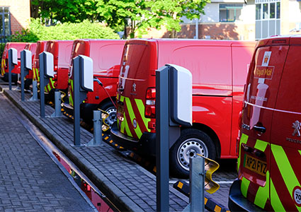 *** ROYAL MAIL ***

Bristol Central Delivery Office has been the first in the UK to upgrade it entire fleet of vans to fully electric.