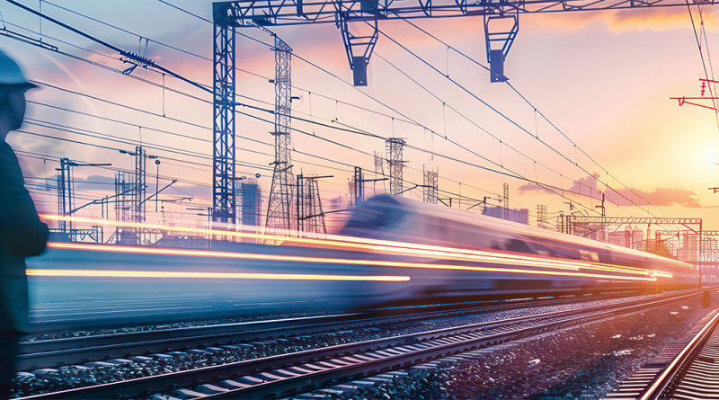 Railway infrastructure being carried out by constructon worker to support Canada rail investment article