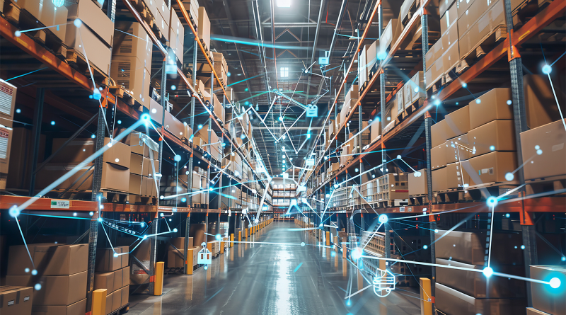 Digital warehouse with links between shipping boxes to support Fusion Cloud SCM article