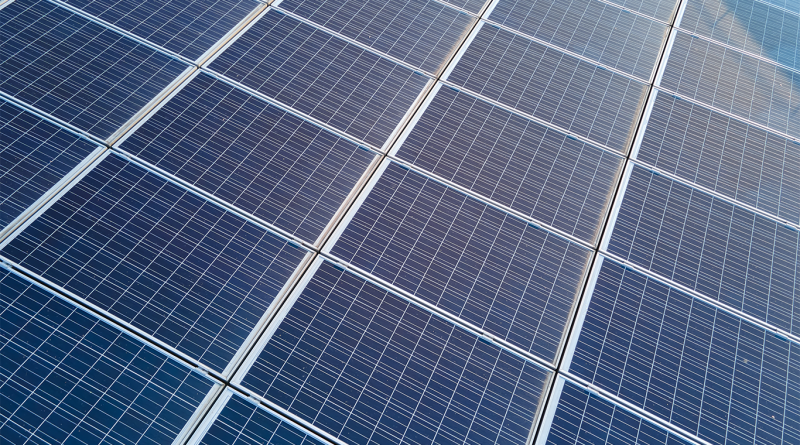 Solar panel's collecting sun to support solar module supply chain article