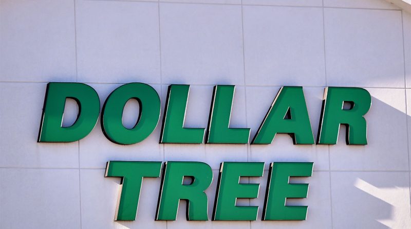 Dollar Tree logo on building to support Roxanne Weng chief supply chain officer article
