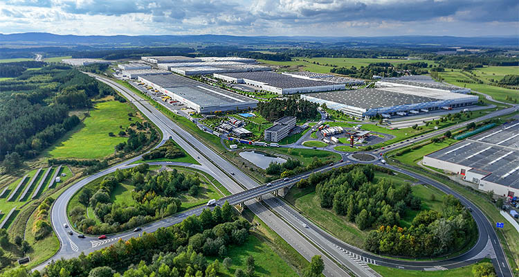 CTPark Bor, a large industrial park located in Western Bohemia, Czech Republic