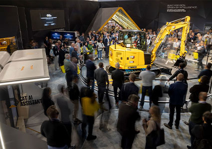 the unveiling of the Caterpillar Inc. AI Assistant at the CES 2026 trade show