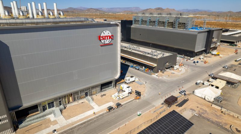 TSMC semiconductor fabrication plant producing advanced AI chips