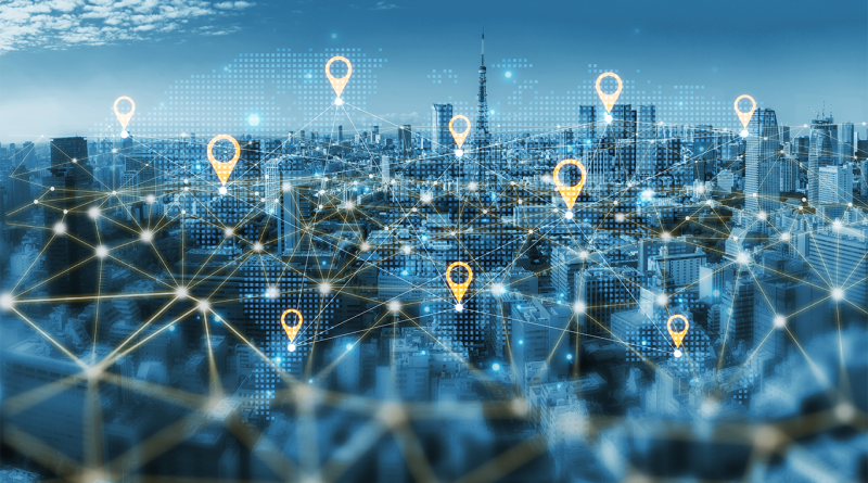 Digital network connecting global cities, illustrating supply chain visibility, logistics connectivity and strategies to manage supply chain disruptions.