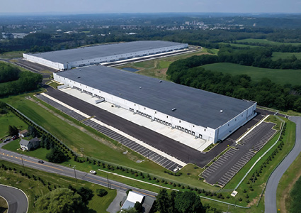 a large-scale industrial or distribution complex