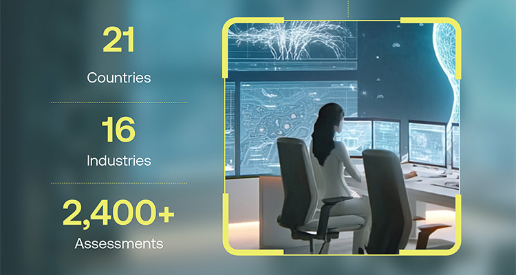 Nimrod Partush on how AI is reshaping third-party risk, and why visibility is the new challenge for supply chain cybersecurity graphic from a cybersecurity maturity report published by Cye