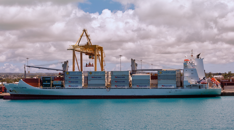 Seatrade Containers on Freighter