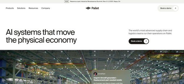 Pallet website