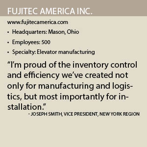 Fujitec America Inc. fact box