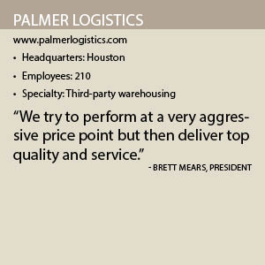 Palmer Logistics fact box